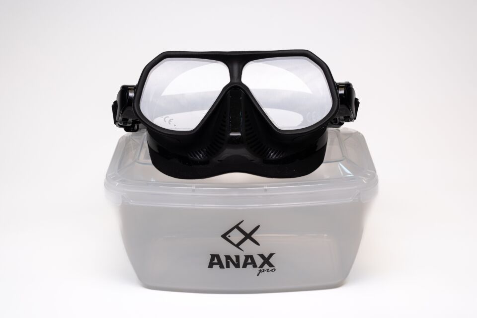 ANAX PRO Mayk Siyah Dalış Maskesi
