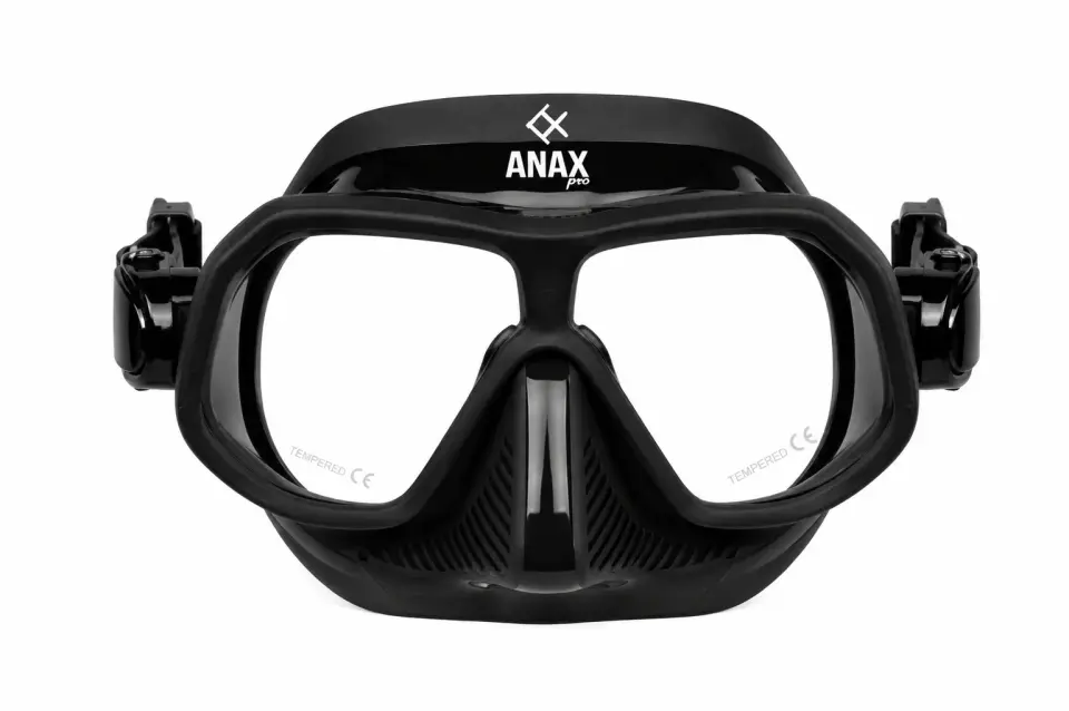 ANAX PRO Mayk Siyah Dalış Maskesi