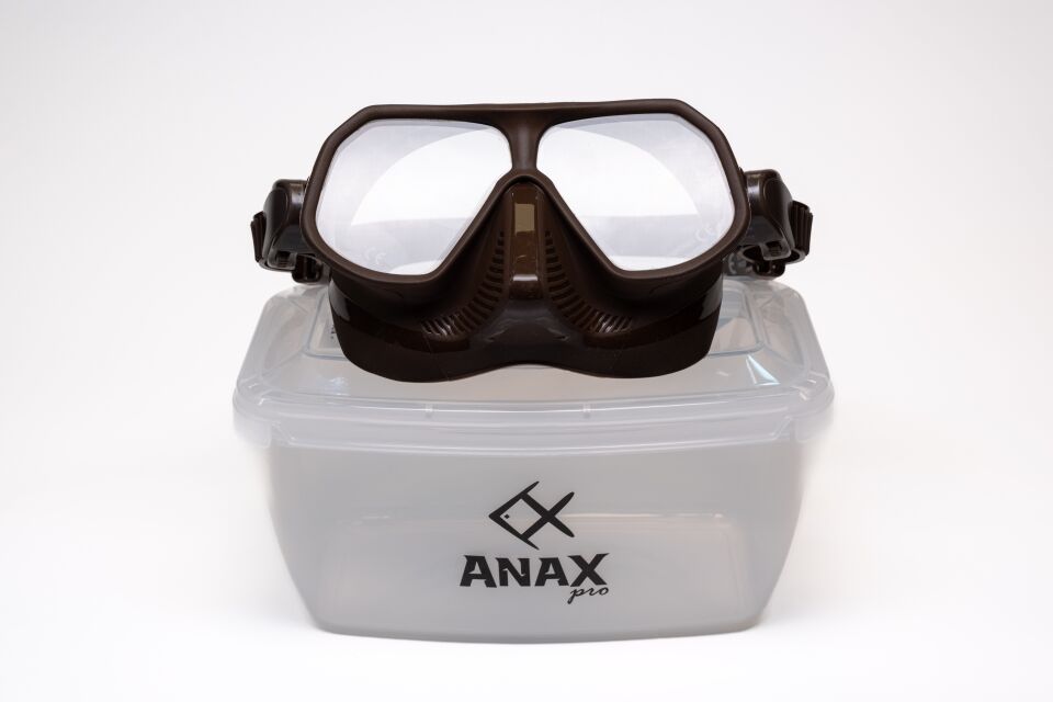 ANAX PRO Mayk Kahverengi Dalış Maskesi