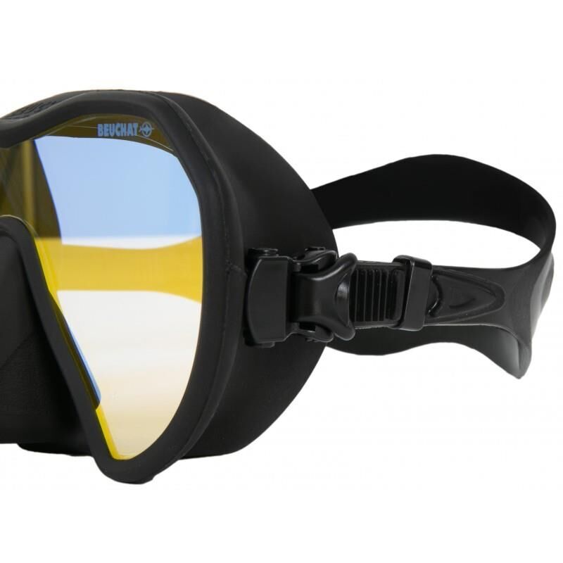 BEUCHAT Maske MAXLUX S Renkli Cam, Siyah